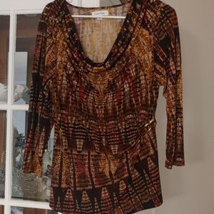 Very nice top brown beige black.